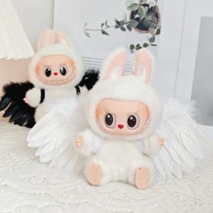Labubu V1 V2 인형 날개 액세서리 깃털 선물 DIY 미니 깃털 천사 날개 신생아 소품