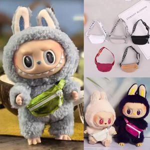 Labubu 인형 크로스 바디 백 DIY 장난감 허리 가방 귀여운 봉제 인형 액세서리 어린이 장난감 패션 액세서리