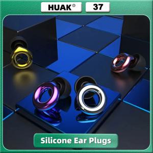 HUAK 고충실도 귀마개 - XS/S/M/L 귀마개 8개 - 재사용 가능한 콘서트 및 축제, 라이브 이벤트, 음악가, DJ
