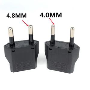 1-20pcs EU 유로 KR 플러그 어댑터 미국 EU 플러그 어댑터 여행 KR EU 어댑터 전기 EU KR 플러그 변환기 전원 소켓 AC 콘센트