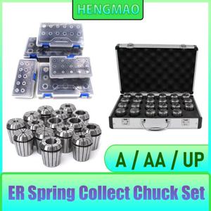 HENGMAO ER AAA 콜릿 세트 AA ER11 ER16 ER20 ER25 ER32 ER40 AA 0.008 A 0.015mm 공구 홀더 클램핑 ER 스프링 수집 척 ER