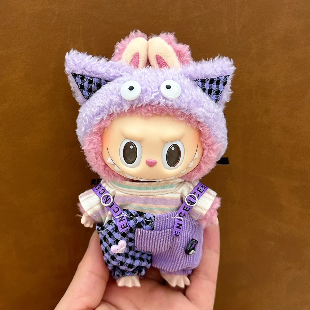 봉제 인형 여러 스타일 의류 세트 Labubu 복장 액세서리 유행 의류 소녀 선물