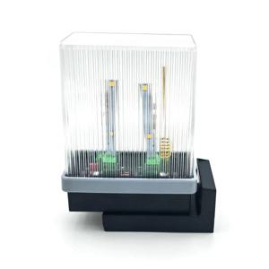 범용 12V 24V 220V LED 신호 알람 플래시 라이트 벽걸이 형 차고 문 열기 비상 경고등