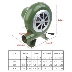 전기 송풍기 팬 바베큐 팬 100v 220v 바베큐에 적합 미니 철판공 단조 송풍기 속도 어댑터 AC100-240V M89B