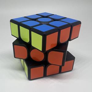 매직 큐브 3x3x3 블랙 기존 스티커 스트레스 릴리프 퍼즐 전문 부드러운 속도 게임 어린이 장난감 선물