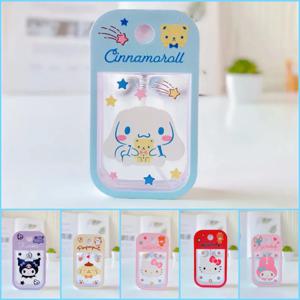 50ML Sanrio Hellokitty 필링 병 리필 형 만화 Cinnamoroll Kuromi 알코올 프레스 병 휴대용 향수 스프레이 병