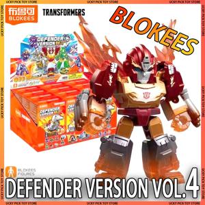 Blokees Transformers Defender Wave 4 액션 피규어 - 미스터리 선물 상자에는 Grimlock Rodimus Prime Kid 조립 모델 장난감이 포함되어 있습니다.