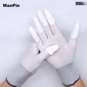 정전기 방지 장갑 ESD 탄소 섬유 PU 도장 전자 제품 손가락 손 보호 휴대폰 수리 가정용 DIY 정원 작업 도구