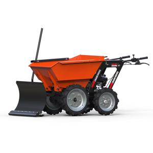 250kg 적재량 4륜구동 트럭 4x4 모터 동력 기계식 변속기 미니 덤퍼 (스노우 셔블 포함)
