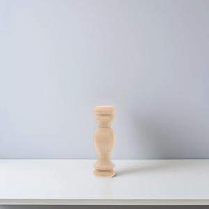 10개입 원목 로마 기둥 장식용 난간 계단 미도색 목재 장식품 실내 가정 레스토랑 미니어처