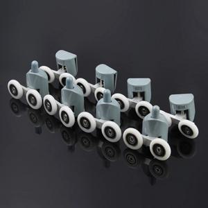 아연 합금 이중 샤워 도어 롤러 휠 러너/풀리/롤러/휠 베어링 직경 19mm/20mm/23mm/25mm/27mm