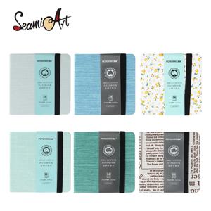 SeamiArt Potentate 미니 스퀘어 수채화 저널 드로잉 노트 스케치 패드 100% 코튼 300gsm 핫 콜드 프레스