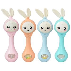 아기 음악 Teether 딸랑이 장난감 어린이 0-12 교육 모바일 침대 어린이 침대 벨 신생아 유모차 유아용 침대 유아 젖꼭지 우는 눈물