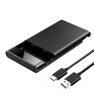UTHAI 2.5인치 도구가 필요 없는 모바일 하드 디스크 박스 USB 3.1 노트북 솔리드 스테이트 또는 기계식 하드 디스크 SSD HDD 인클로저 유형 C 3.1