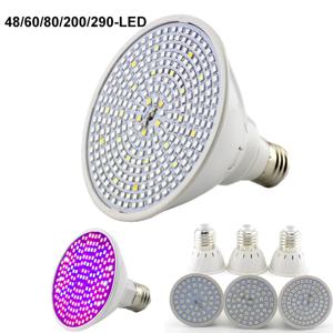Led 식물 꽃 성장 전구 E27 전체 스펙트럼 빨간색 uv 성장 조명 램프 실내 수경법 성장 상자 채소 온실