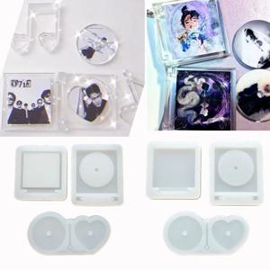 DIY CD 플레이어 모양의 실리콘 에폭시 수지 금형 셰이커 금형 쥬얼리 금형 쥬얼리 도구 장식 금형
