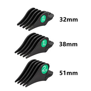 Wahl 헤어 클리퍼 가드 이발소 커팅 가이드 빗 전기 클리퍼 액세서리 Y0504 용 대형 제한 빗 32mm 38mm 51mm