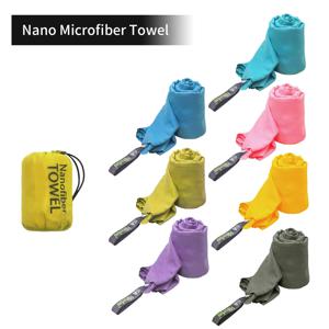 Hiturb 야외 여행 라운드 천 가방 포장 빠른 건조 수건 흡수성 빠른 건조 경량 휴대용 해변 달리기