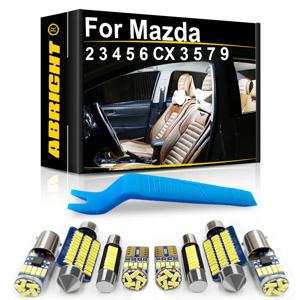 자동차 인테리어 LED 조명 Canbus For Mazda 2 3 5 6 CX3 CX5 CX7 CX9 MX5 NB NC ND 액세서리 1998 2008 2009 2016 2018 2019 2020 2021