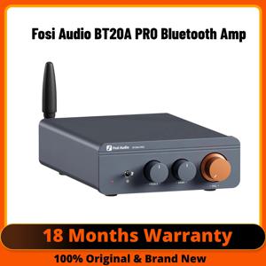 Fosi Audio BT20A Pro TPA3255 Bluetooth 사운드 전력 증폭기 300W x2 홈 시어터 용 미니 HiFi 스테레오 클래스 D 앰프베이스 트레블