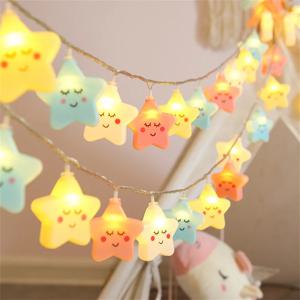 20LED 구름/별 빛 문자열, 10Ft USB 방수 야간 조명 캠핑 생일 파티 여름 홈 장식에 대 한 분위기 조명
