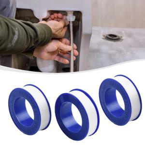 3 PCS PTFE 배관 스레드 씰 테이프 무료 배송 오일 프리 누출 방지 하수구 플러그 물 파이프 수도꼭지 수리 도구 접착제 실란트
