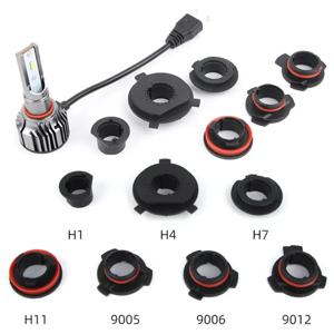 1Pcs 자동차 LED 헤드 라이트 전구 기본 어댑터 소켓 홀더 9006-HB4/9005-HB3/H11/H7/H4/H3/H1 헤드 램프 리테이너 홀더 클립