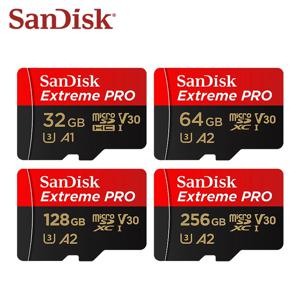 고속 SanDisk Microsd 메모리 카드 U3 C10 A2 V30 4K Extreme Pro 마이크로 SD 카드 최대 200Mb/s 전화 카메라용 플래시 TF 카드