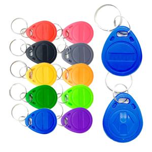 10pcs EM4305 T5577 125KHz RFID 재기록 가능 태그 키 Fob 복사 카드 쓰기 가능 Keyfobs 복사 카드 용 태그 쓰기