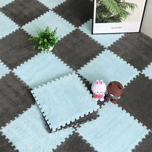 어린이를위한 20pcs 부드러운 바닥 매트, 얼룩 방지 거실 깔개, 아기 크롤링을위한 연동 퍼즐 매트, 침실 카펫
