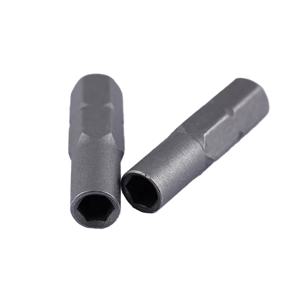 정밀 육각 비트 거치대 나사 공구용 전기 드라이버 비트 어댑터, 육각 섕크, 1/4 인치, 6.35mm, 4mm 소켓 드라이버 비트, 1 개