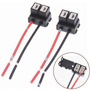 2pcs 소켓 어댑터 배선 하네스 소켓 자동차 와이어 커넥터 케이블 플러그 H7 LED 헤드 라이트 자동차 램프 전구
