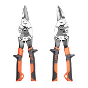 AIRAJ 항공 가위 주석 자르기 금속 시트 절단 자르기 커터 다 방향 가위 산업용 전문 손 도구