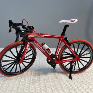 1:8 미니 모델 합금 자전거 다이캐스트 19cm 금속 손가락 성인 레드 미니 자전거 시뮬레이션 컬렉션 선물 장난감 소녀 14+