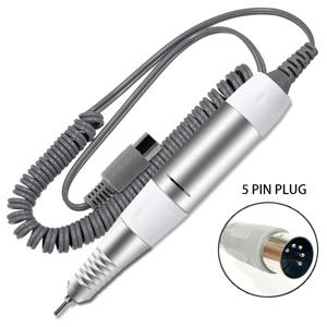 LNWPYH 35000rpm 5 핀 플러그 전기 네일 드릴 머신 핸들 핸드 피스 페디큐어 교체 펜 매니큐어 뷰티 도구 액세서리