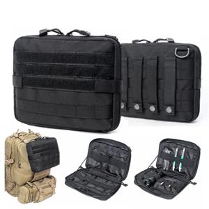 도구 키트 전술 가방 MOLLE 배낭 가방 주머니 야외 스포츠 다기능 방수 1000D 나일론 가방 의료 도구 키트 주머니