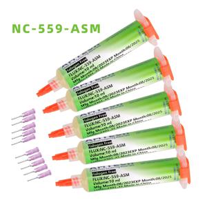 NC-559-ASM BGA PCB 노클린 솔더 페이스트, 용접 고급 오일 플럭스 그리스, 10cc 납땜 수리 페이스트