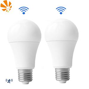 1pc 레이더 모션 센서 빛 220V 110V E27 LED 램프 스마트 적외선 전구 6W 9W 12W 15W 18W 20W 밤 어둠에서 작업