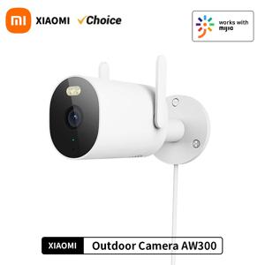 XIAOMI 야외 카메라 AW300 IP66 2.4G 풀 컬러 야간 투시경 풀 HD 양방향 토크 사운드 라이트 경고 앱 2K 휴머노이드 감지