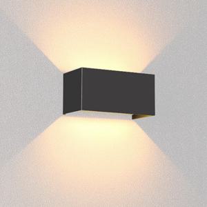 북유럽 현대 벽 조명 12W 24W IP65 방수 LED 램프 실내 야외 벽 보루 거실 현관 침실 벽 램프