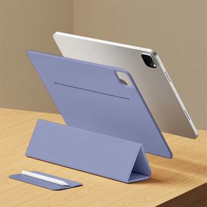 iPad Pro 11 용 스마트 커버 iPad Pro 13 M4 12.9 2022 용 2024 태블릿 케이스 Air 13 11 M3 Air 7 용 6 세대 마그네틱 클립