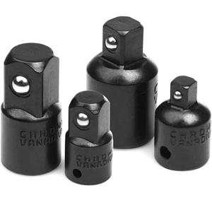 4pcs 소켓 변환기 어댑터 감속기 세트 1/2 ~ 3/8 3/8 ~ 1/4 3/4 ~ 1/2 임팩트 드라이브 소켓 어댑터 수리 도구