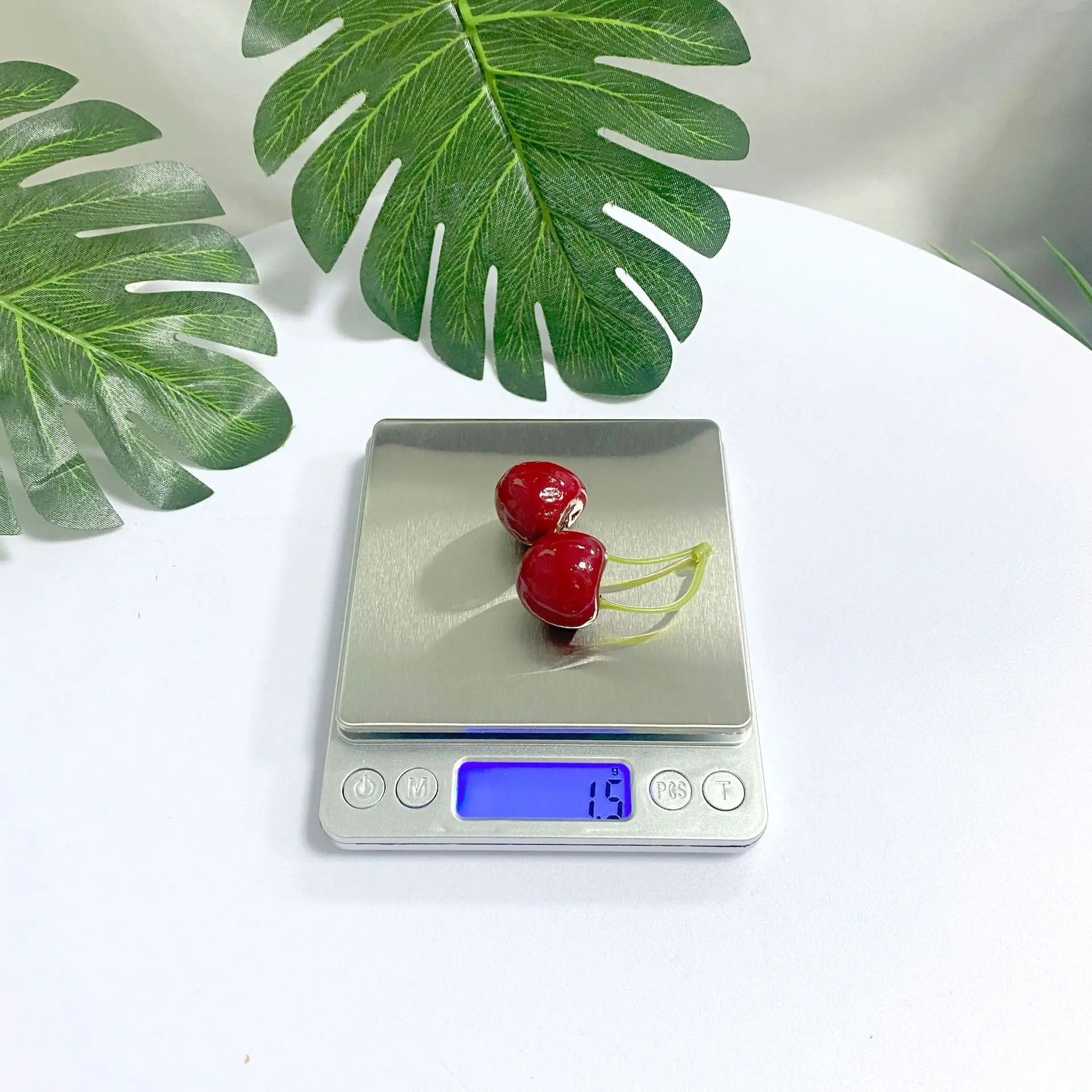 LED 3kg 0.1g / 500g 0.01 스테인레스 스틸 주방 규모 가정용 소형 그램 무게 규모 베이킹 규모 커피 규모 2 트레이
