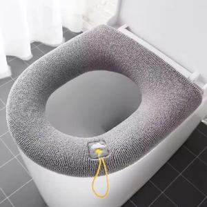 유니버설 호박 패턴 변기 커버 부드러운 따뜻한 Closestool 매트 따뜻함 욕실 화장실 뚜껑 쿠션 액세서리