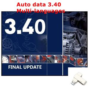 2025년 핫세일 자동차 데이터 3.40 자동차 수리 소프트웨어 다국어 CD 전송 가이드 버전 원격 자동차 공구 소프트웨어