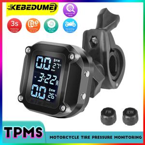 TPMS 오토바이 타이어 압력 센서 모터 TMPS 타이어 압력 모니터링 시스템 오토바이 용 2 휠 타이어 외부 센서