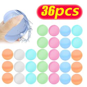 1-48Pcs 어린이를위한 재사용 가능한 물 풍선 성인 야외 활동, 어린이 수영장 해변 목욕 장난감 여름 게임을위한 물 폭탄