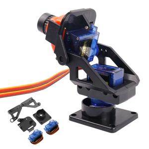 초음파 항공 모델 카메라 마운트 FPV 카메라 지지대 액세서리, 스티어링 기어 팬 틸트, 2 축 PTZ, SG90 MG90s, 9g, 1 세트