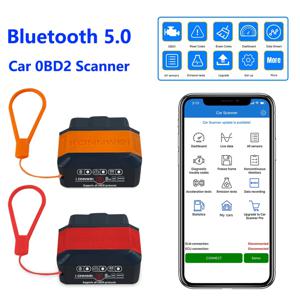 Konnwei KW906 블루투스 5.0 ELM327 V1.5 OBD2 자동차 스캐너 KW905 OBDII 자동 진단 도구 ELM 327 V1 5 OBD 2 ii 코드 리더