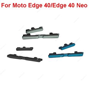 Motorola MOTO Edge 40 Edge 40 Neo On OFF 전원 볼륨 측면 키 플렉스 케이블 교체 수리 부품 용 전원 볼륨 버튼